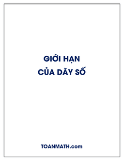 giới hạn của dãy số