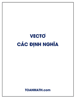 vectơ và các định nghĩa